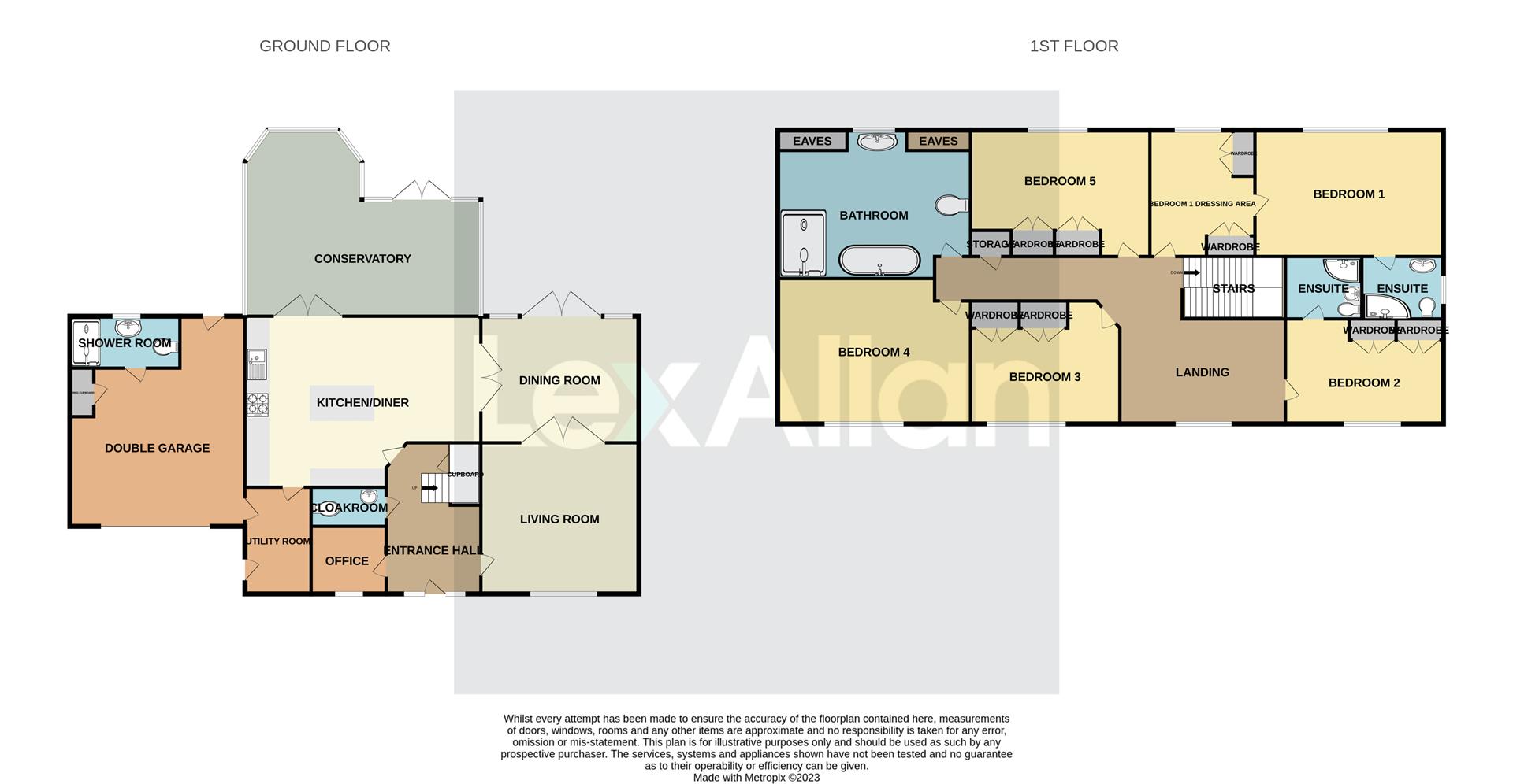 5 bed detached house for sale in Quarry Park Road, Stourbridge - Property floorplan