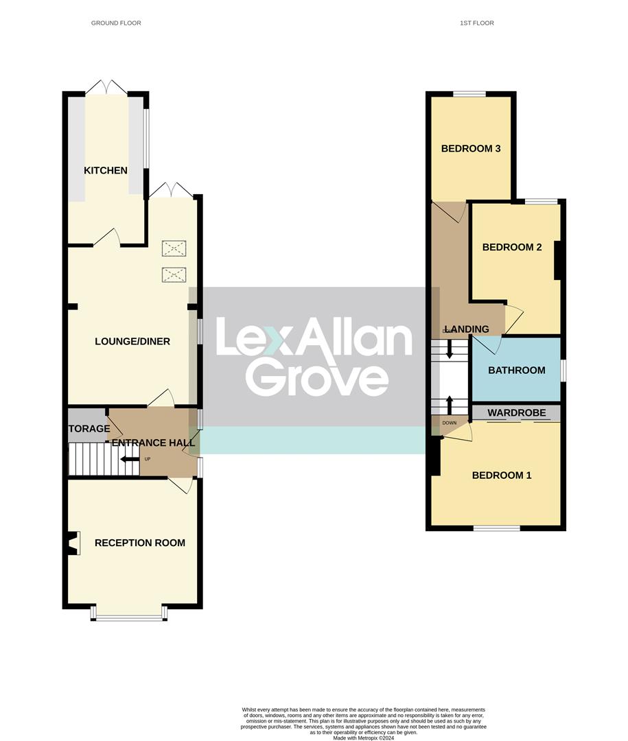 3 bed semi-detached house for sale in Church Avenue, Stourbridge - Property floorplan