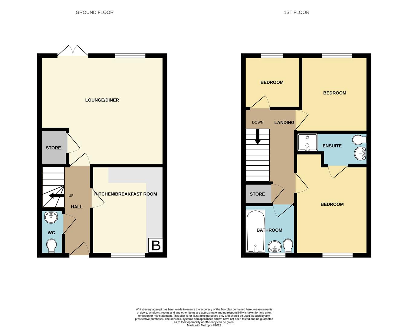 3 bed house for sale in Banners Lane, Halesowen - Property floorplan