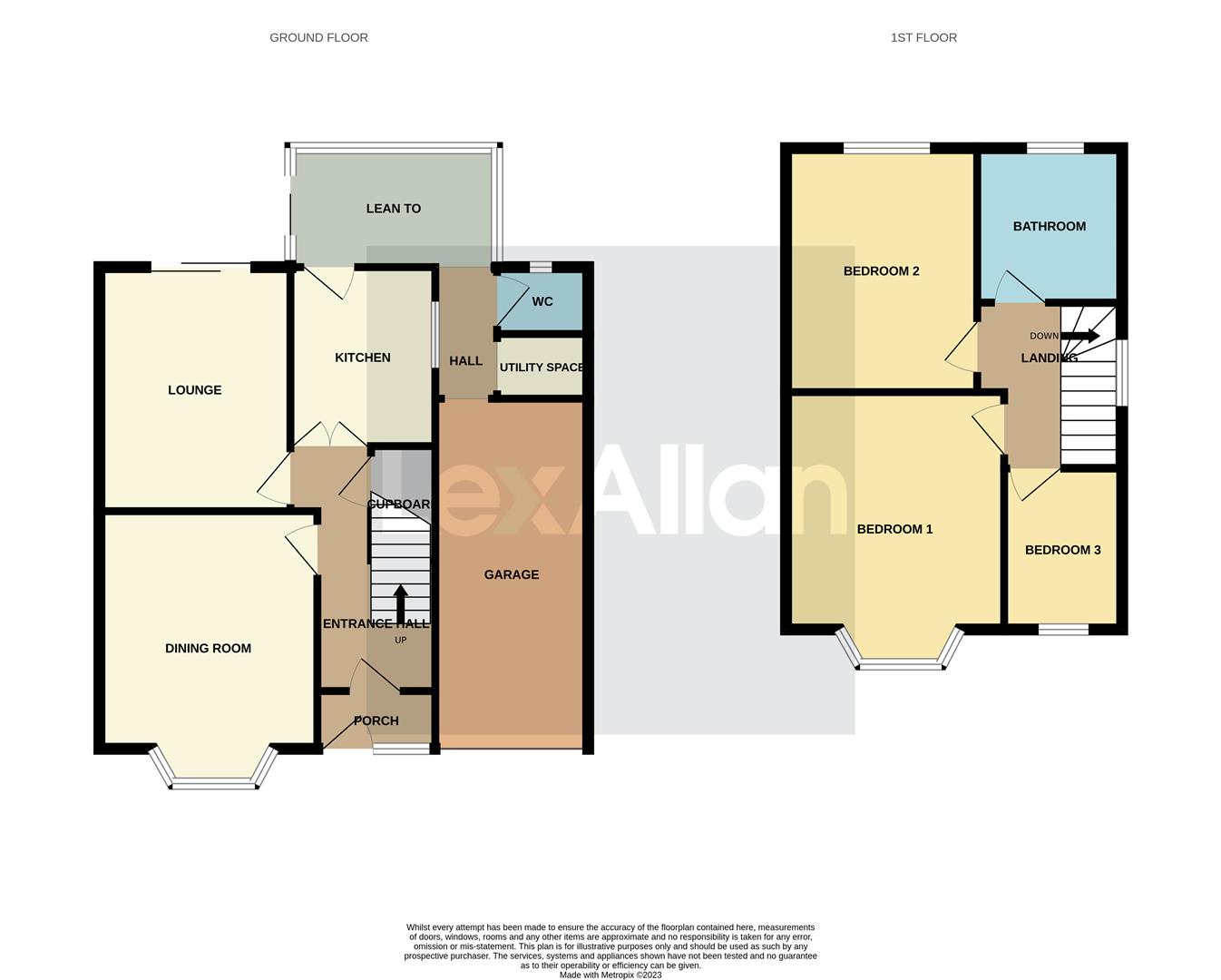 3 bed semi-detached house for sale in Himley Road, Dudley - Property floorplan