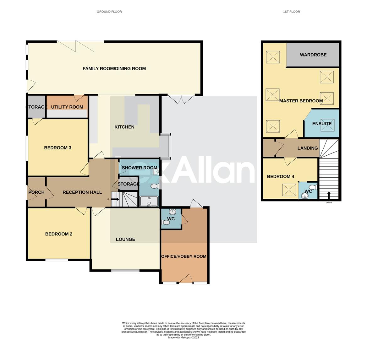4 bed detached house for sale in Penzer Street, Kingswinford - Property floorplan