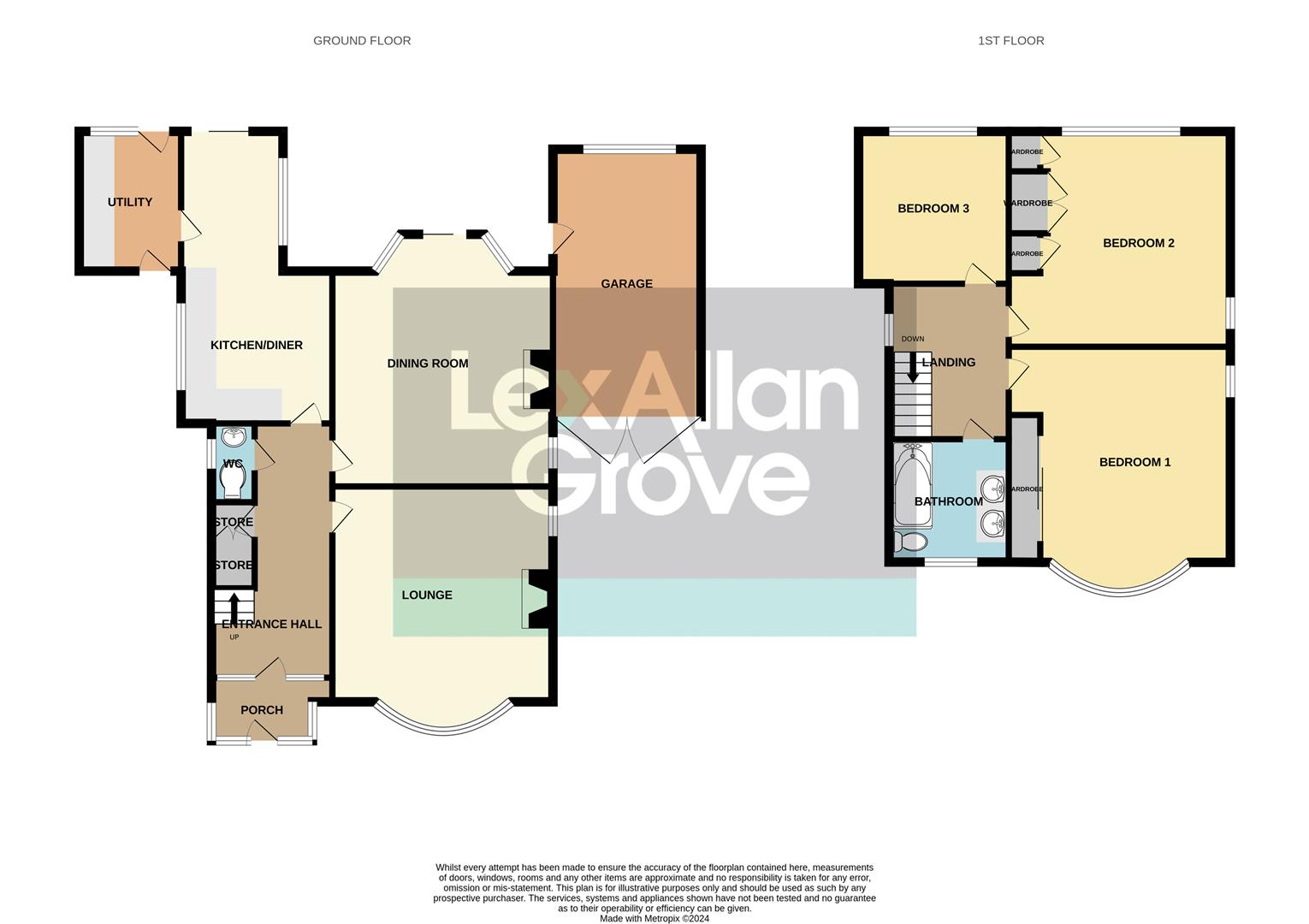 3 bed house for sale in Bromsgrove Road, Halesowen - Property floorplan