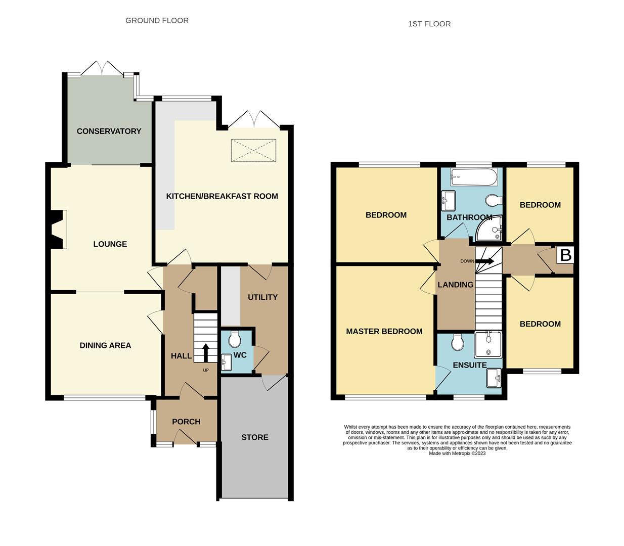 4 bed semi-detached house for sale in Lutley Avenue, Halesowen - Property floorplan