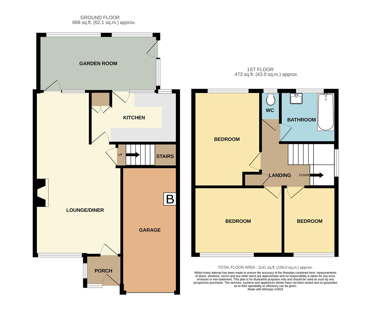 3 bed semi-detached house for sale in Broadway Avenue, Halesowen - Property floorplan