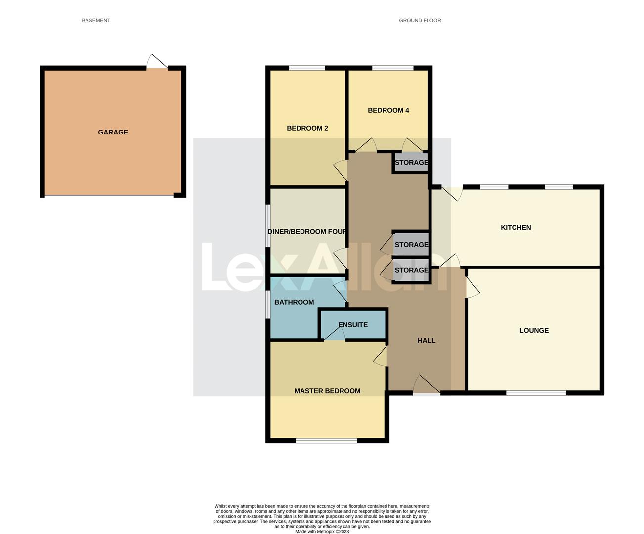 4 bed detached house for sale in Morvale Street, Stourbridge - Property floorplan