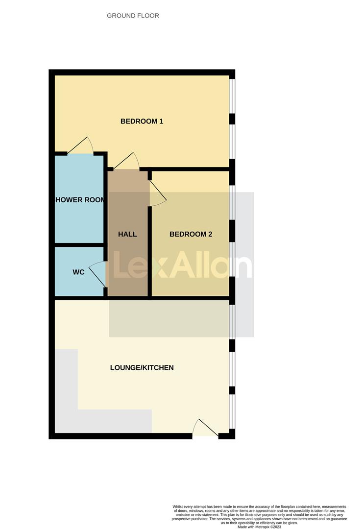 2 bed apartment for sale in High Street, Stourbridge - Property floorplan