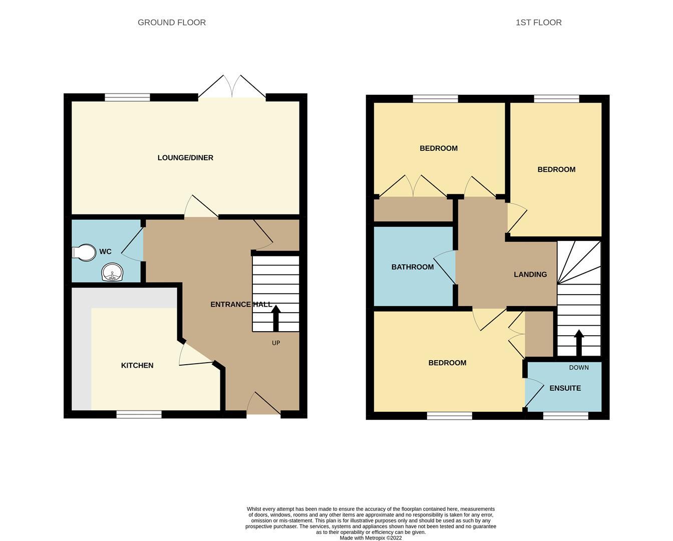 3 bed semi-detached house for sale in Vickers Close, Halesowen - Property floorplan