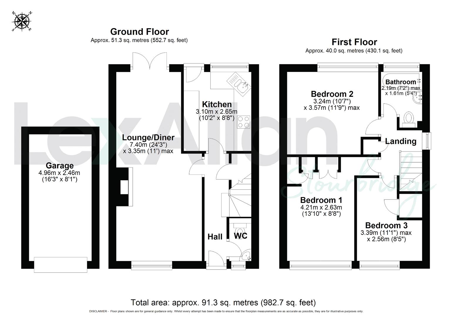 3 bed semi-detached house for sale in Warner Drive, Brierley Hill - Property floorplan