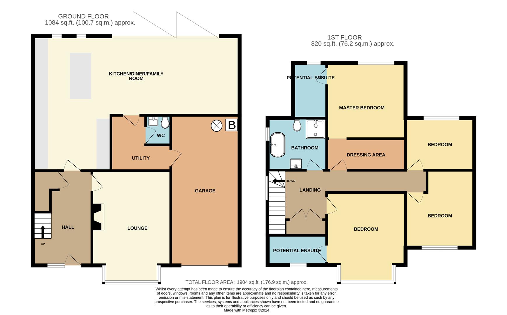 4 bed detached house for sale in Cherry Tree Lane, Halesowen - Property floorplan