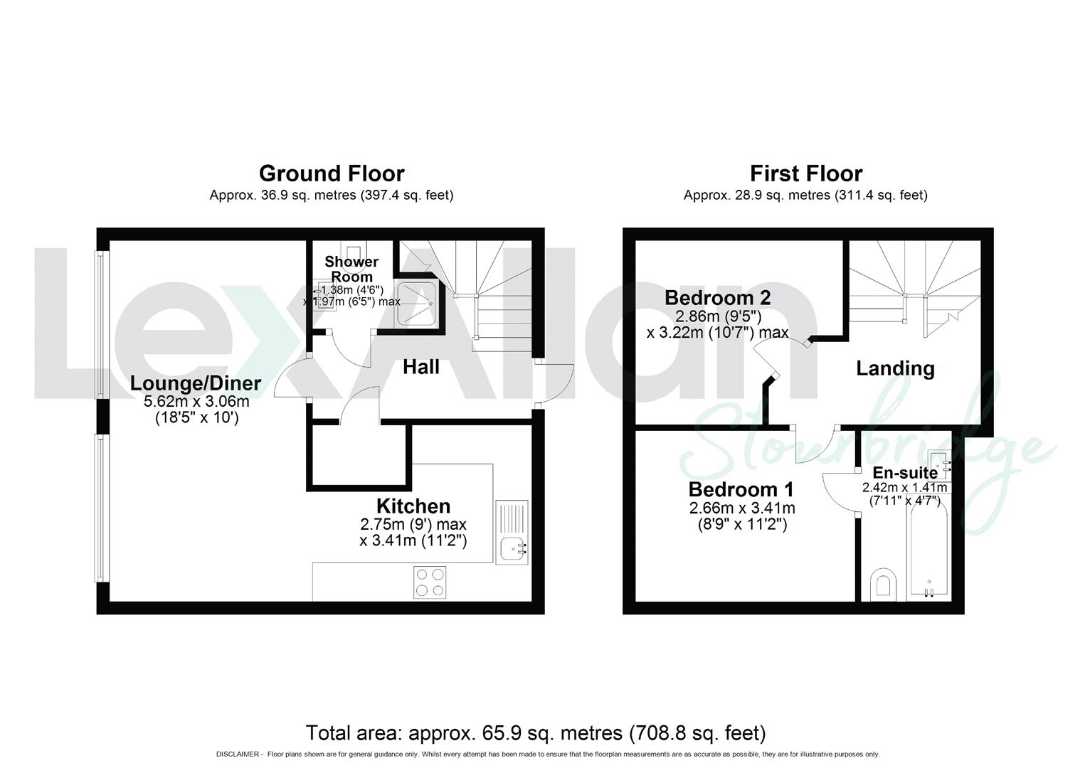 2 bed apartment for sale in Hagley Road, Stourbridge - Property floorplan