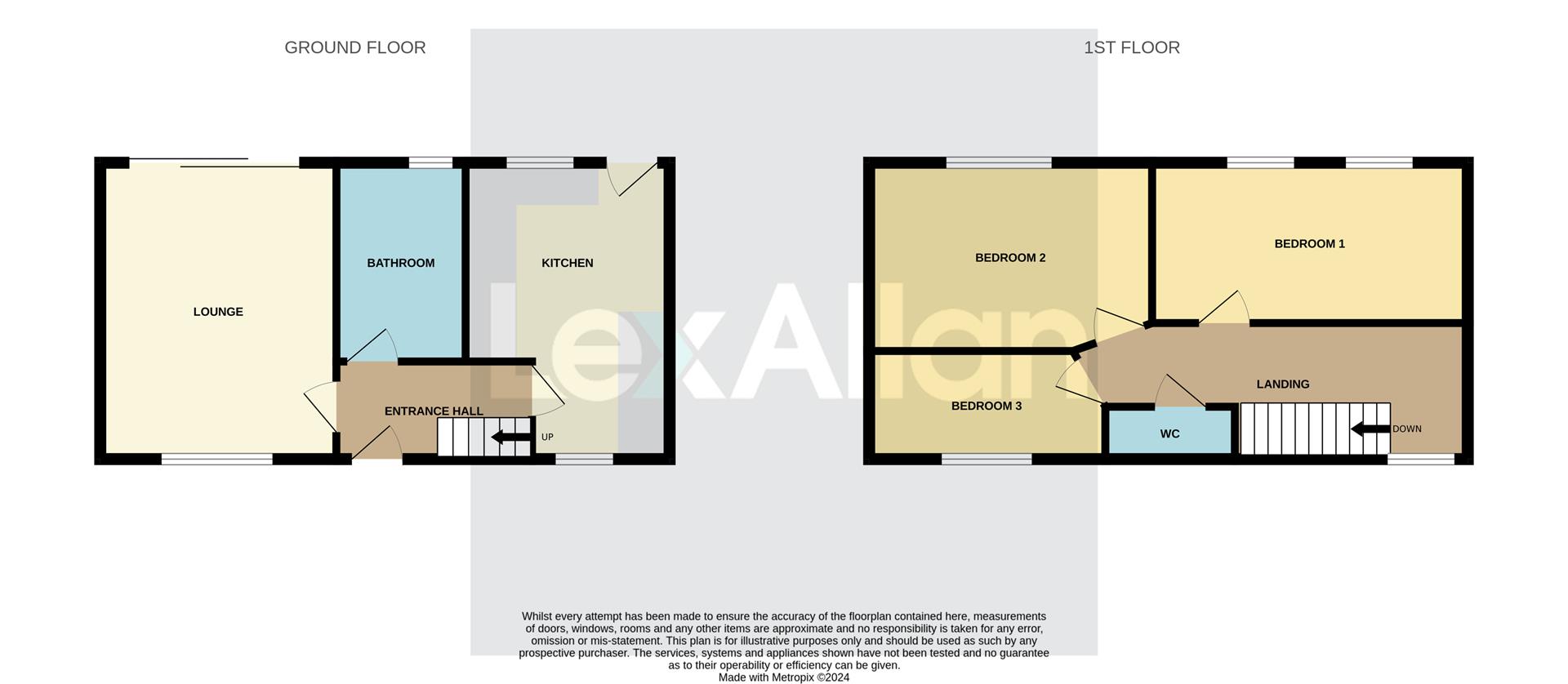 3 bed semi-detached house for sale in Birchfield Road, Stourbridge - Property floorplan