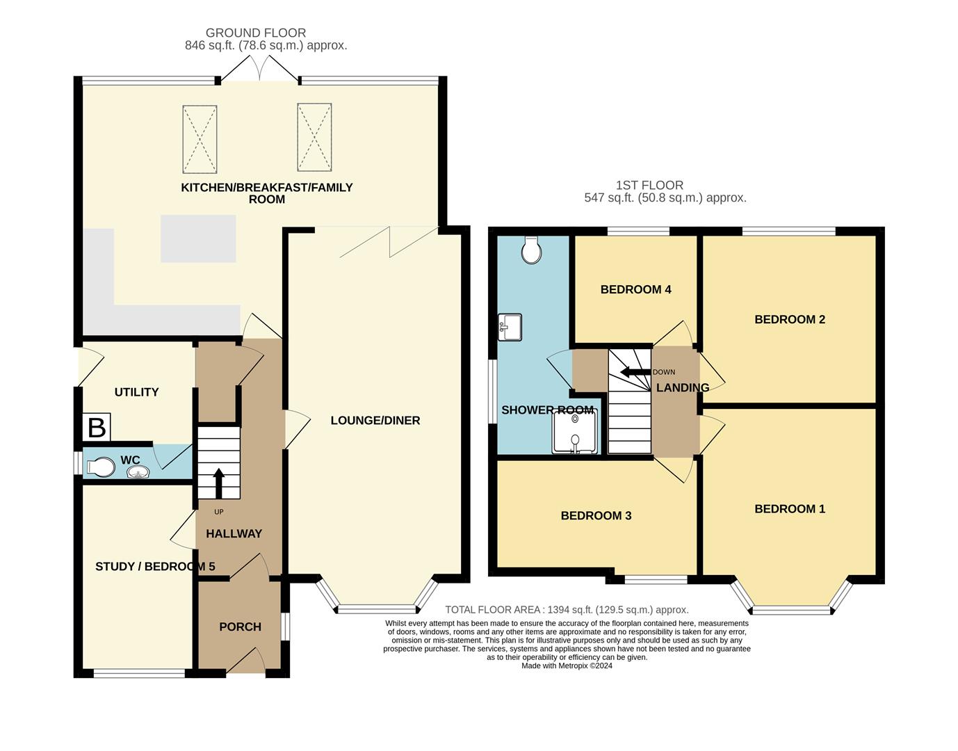 4 bed semi-detached house for sale in Meadowbrook Road, Halesowen - Property floorplan
