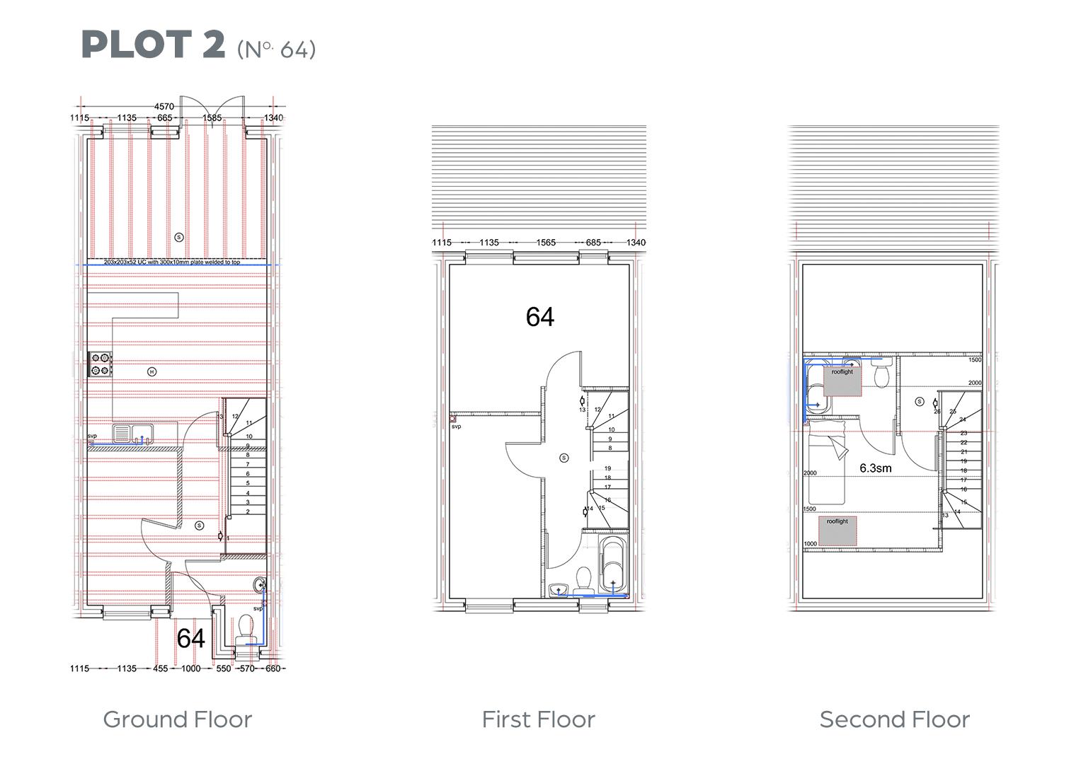 3 bed terraced house for sale in Attwood Street, Halesowen - Property floorplan