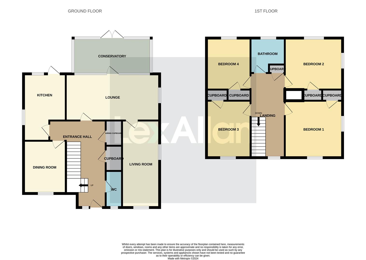 4 bed detached house for sale in Medina Way, Stourbridge - Property floorplan