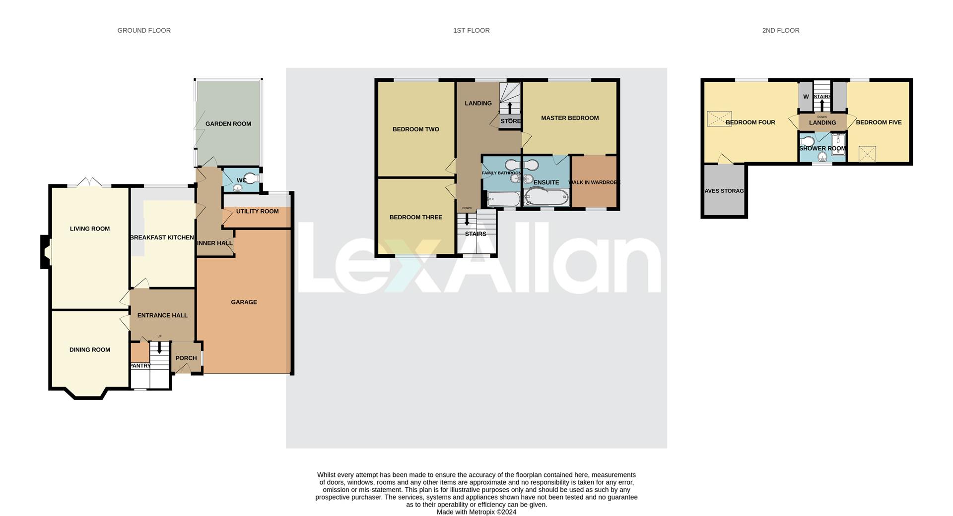 5 bed detached house for sale in Ham Lane, Stourbridge - Property floorplan