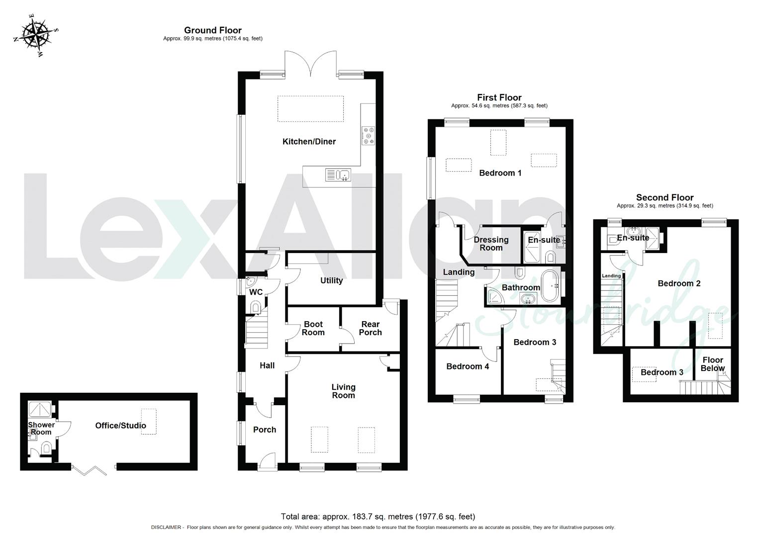 4 bed detached house for sale in Castle Street, Stourbridge - Property floorplan