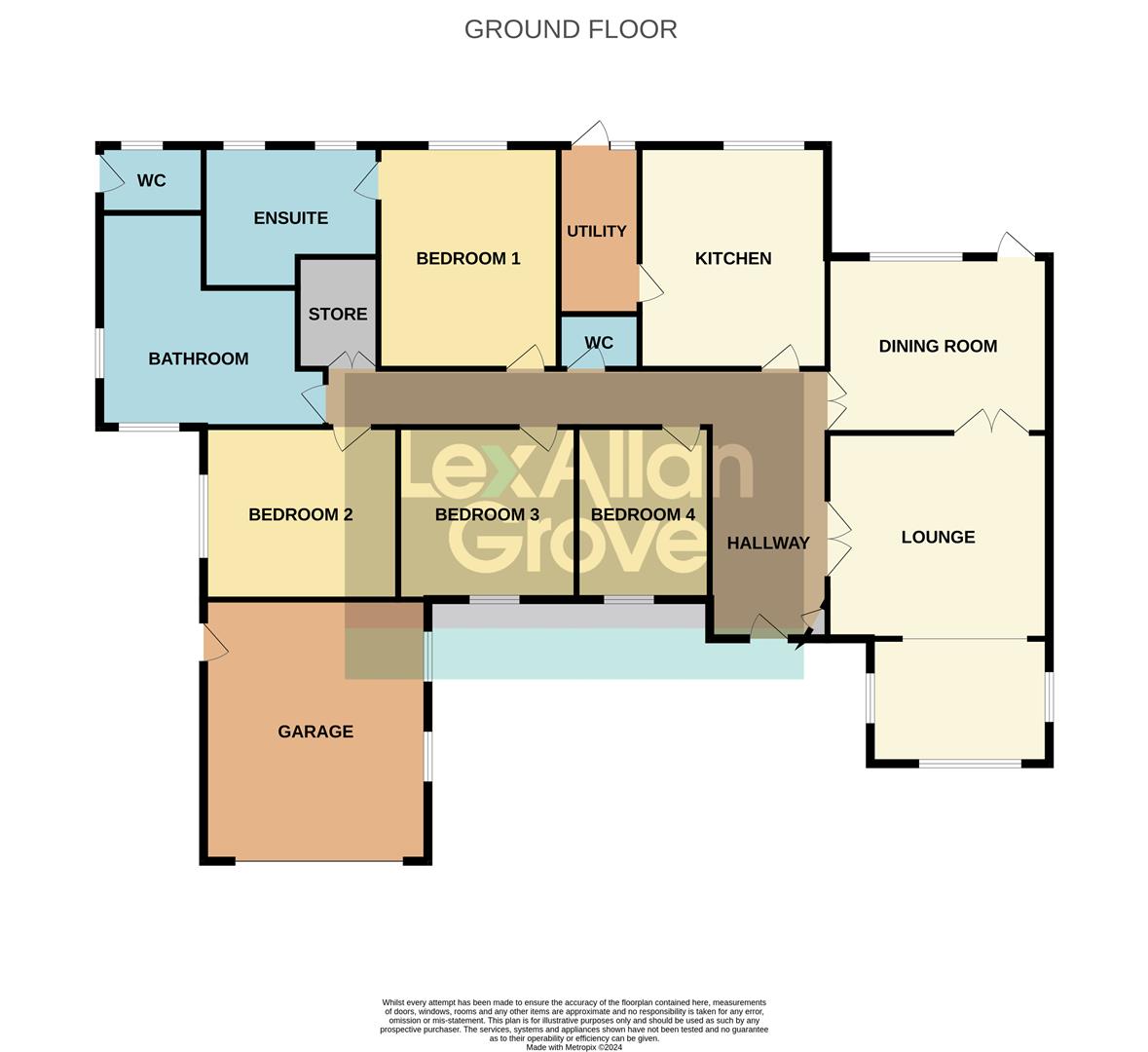 4 bed detached house for sale in South  Road, Stourbridge - Property floorplan