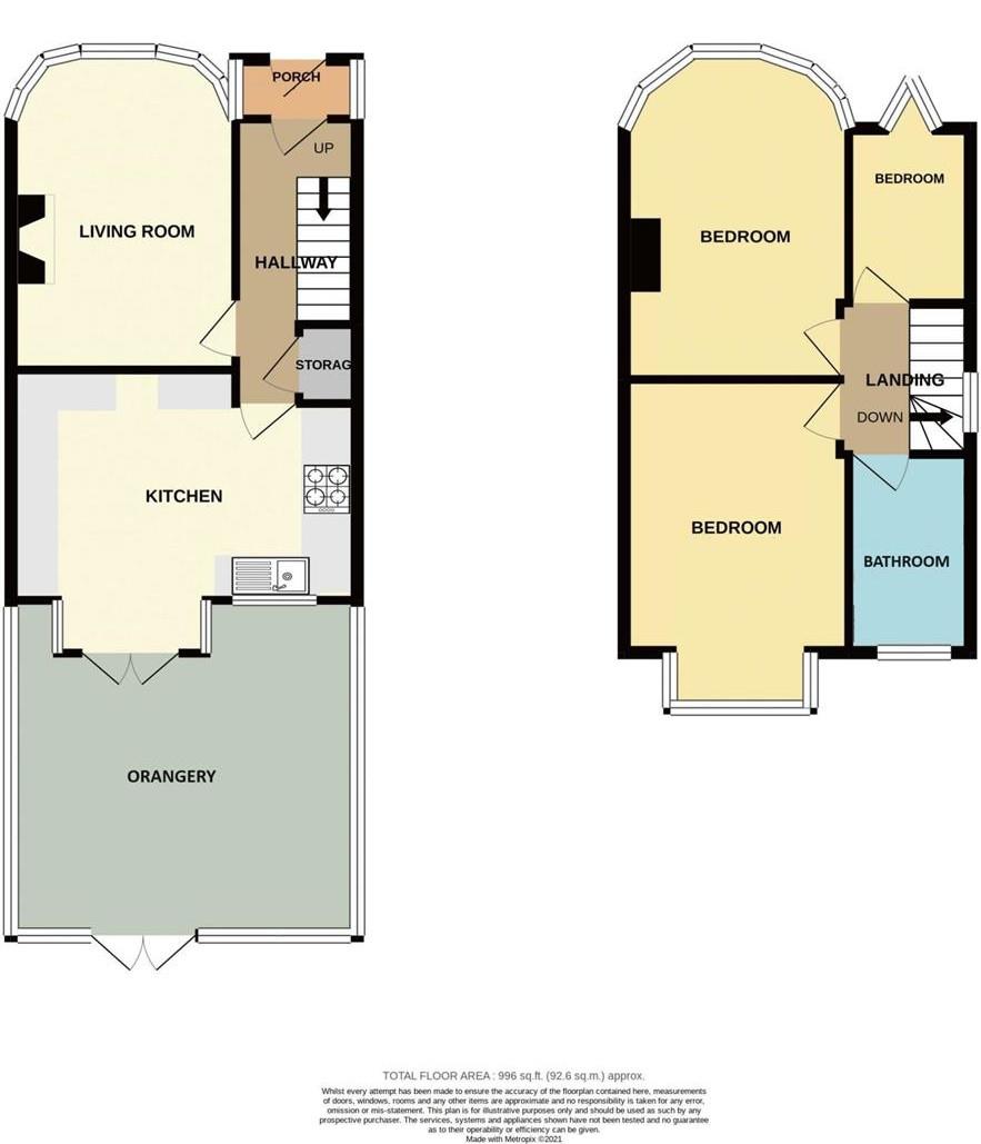 3 bed detached house for sale in Windsor Road, Oldbury - Property floorplan