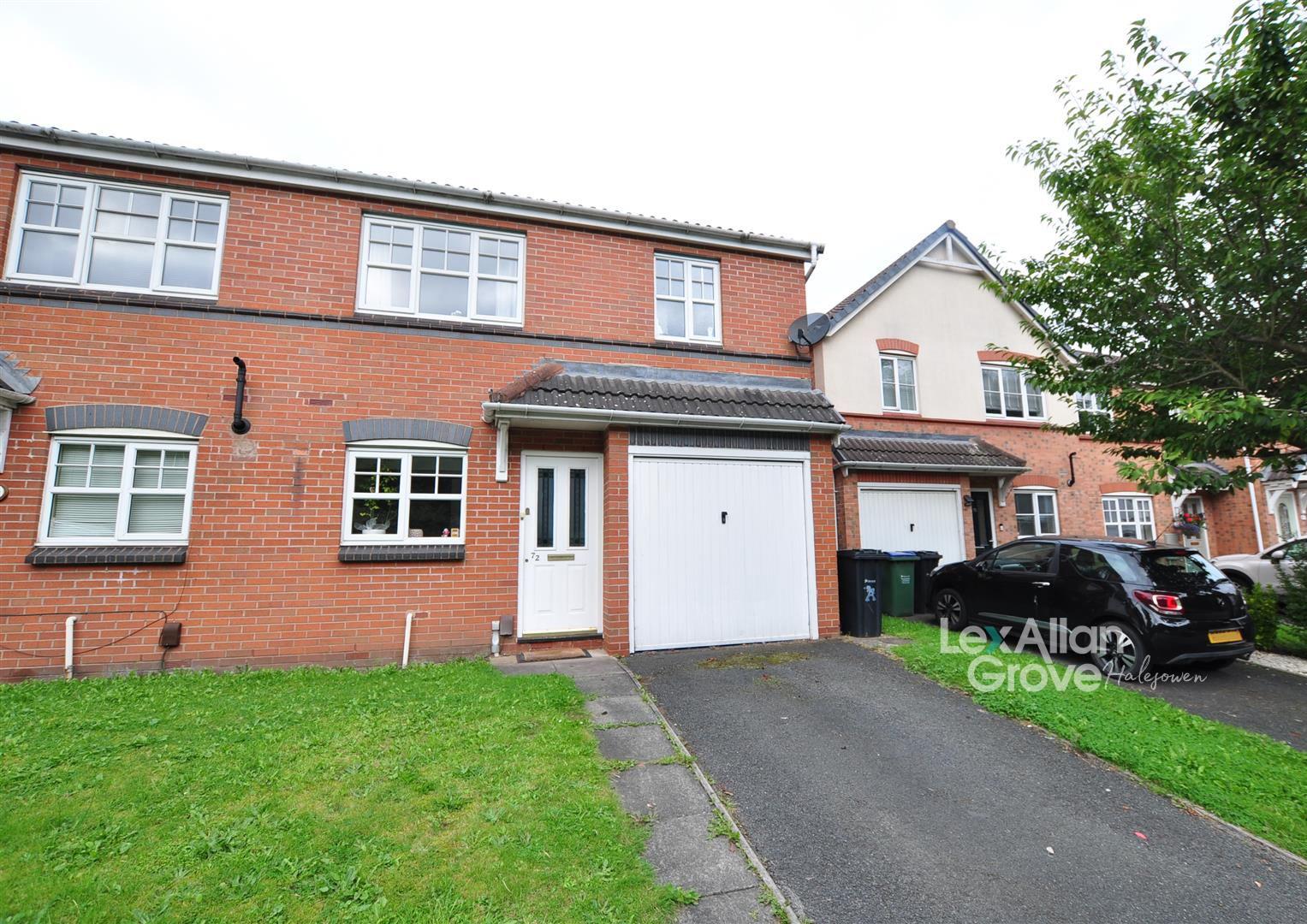 3 bed semi-detached house for sale in Wrights Lane, Cradley Heath - Property Image 1