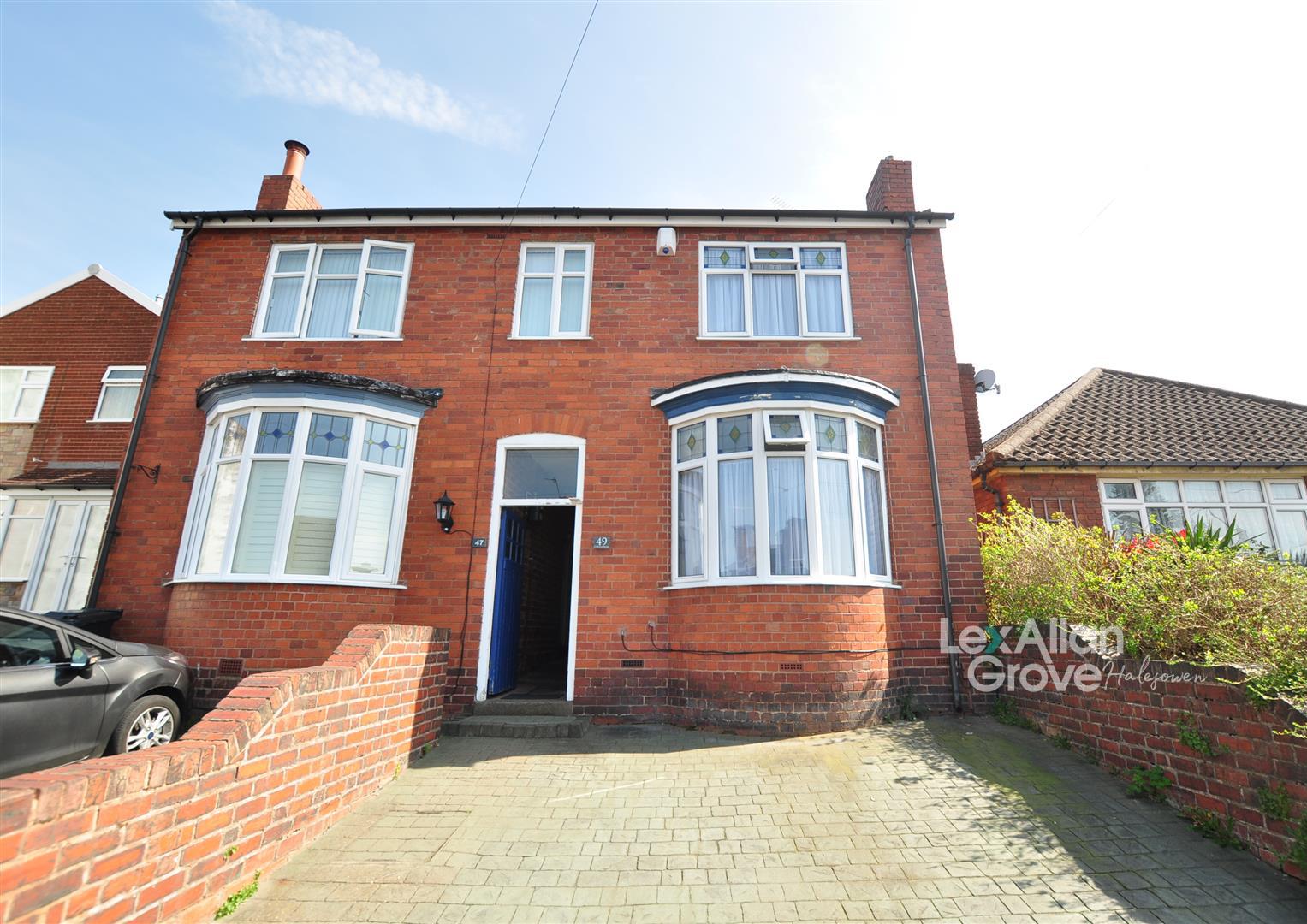 3 bed semi-detached house for sale in Cobham Road, Halesowen  - Property Image 1