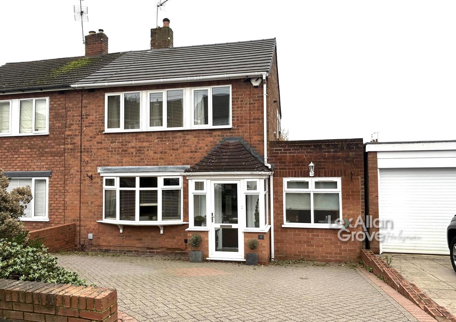 3 bed semi-detached house for sale in Hillbrow Crescent, Halesowen  - Property Image 1