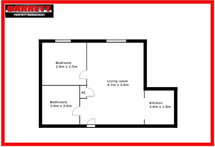 1 bed flat to rent in Webster Court, Rayleigh - Property Floorplan