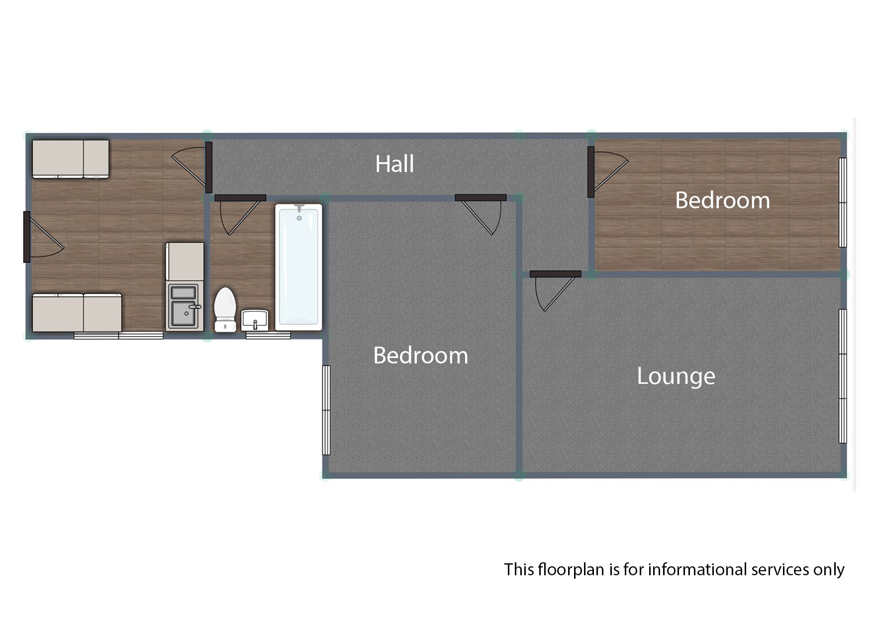 2 bed flat for sale in Eastwood Old Road, Leigh-on-Sea - Property Floorplan