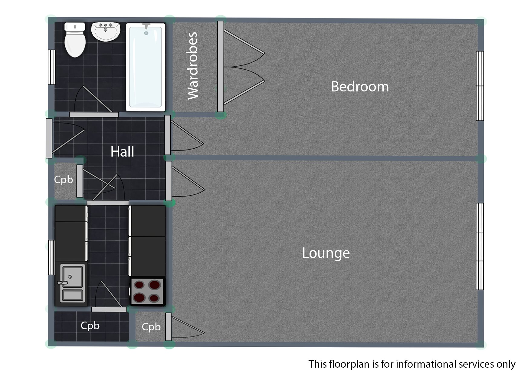 1 bed flat for sale in Thistledown, Basildon - Property Floorplan