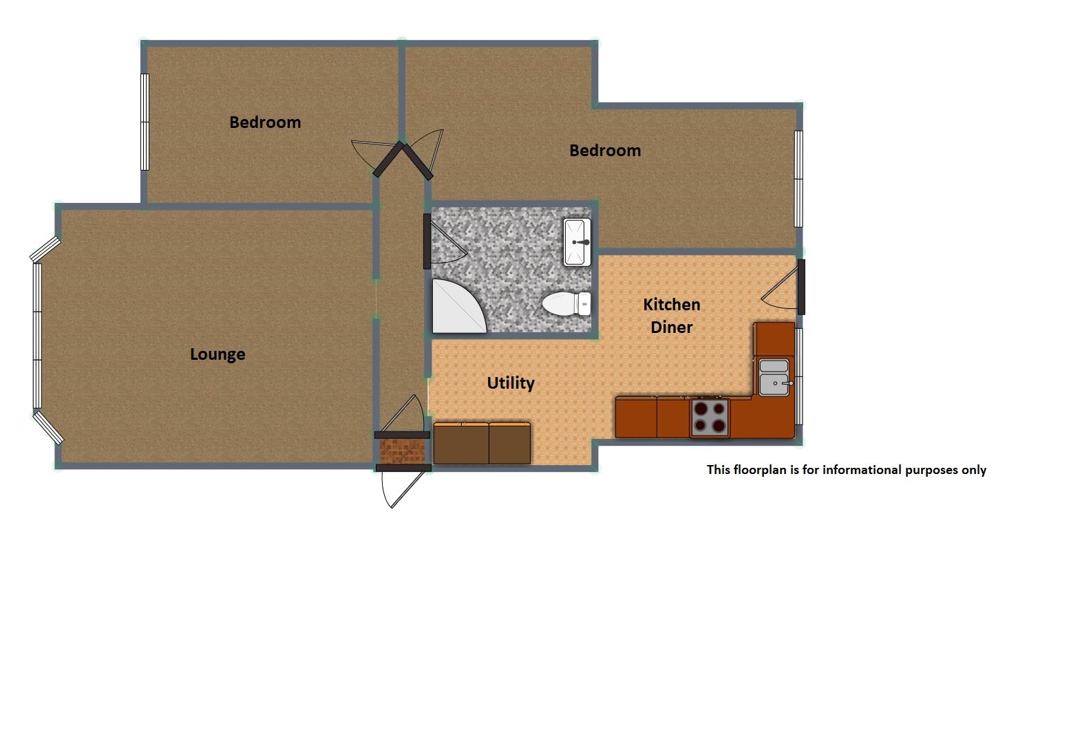Semi-detached bungalow for sale in Azalea Avenue, Wickford - Property Floorplan