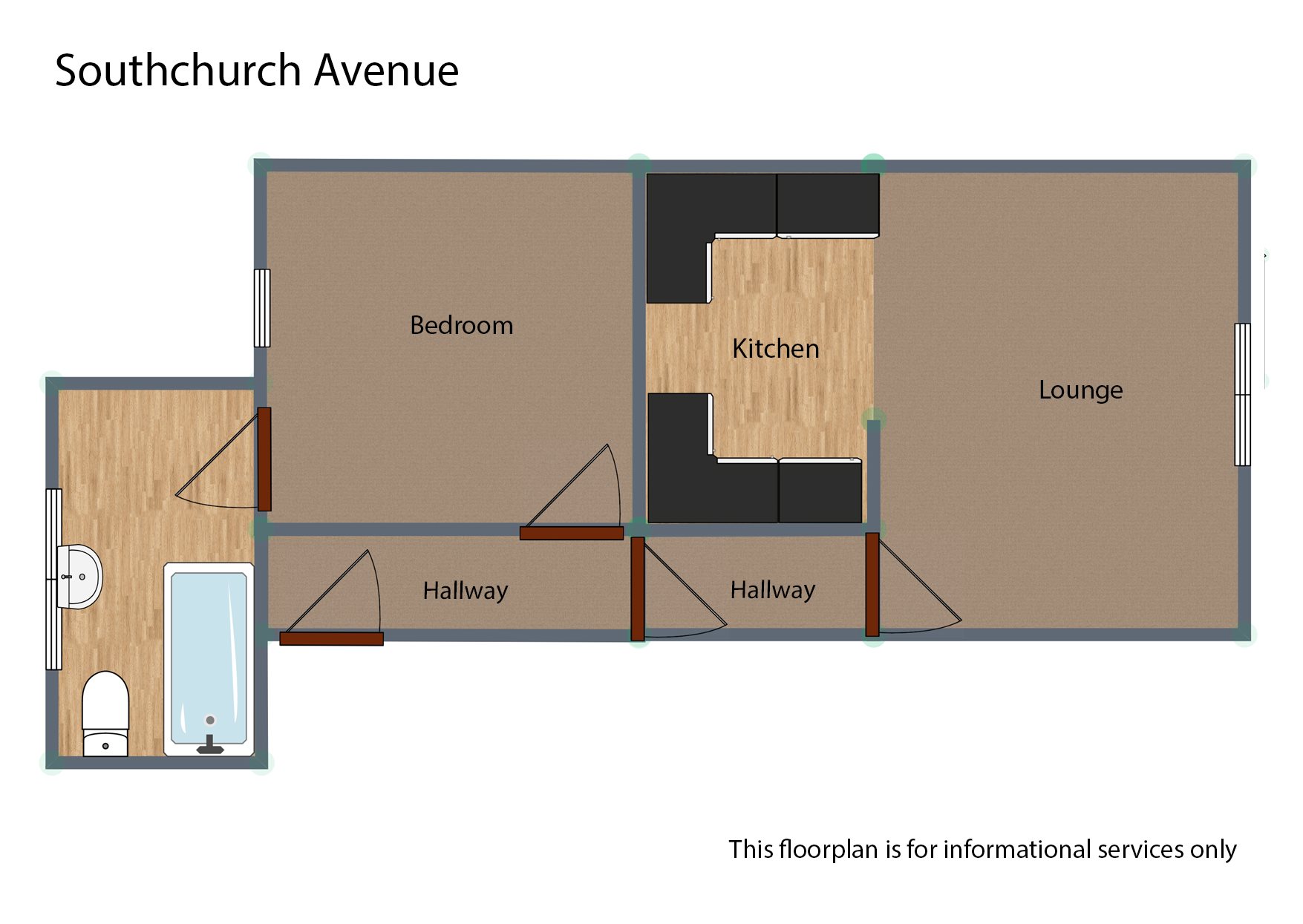 1 bed flat for sale in Southchurch Avenue, Southend-on-sea - Property Floorplan