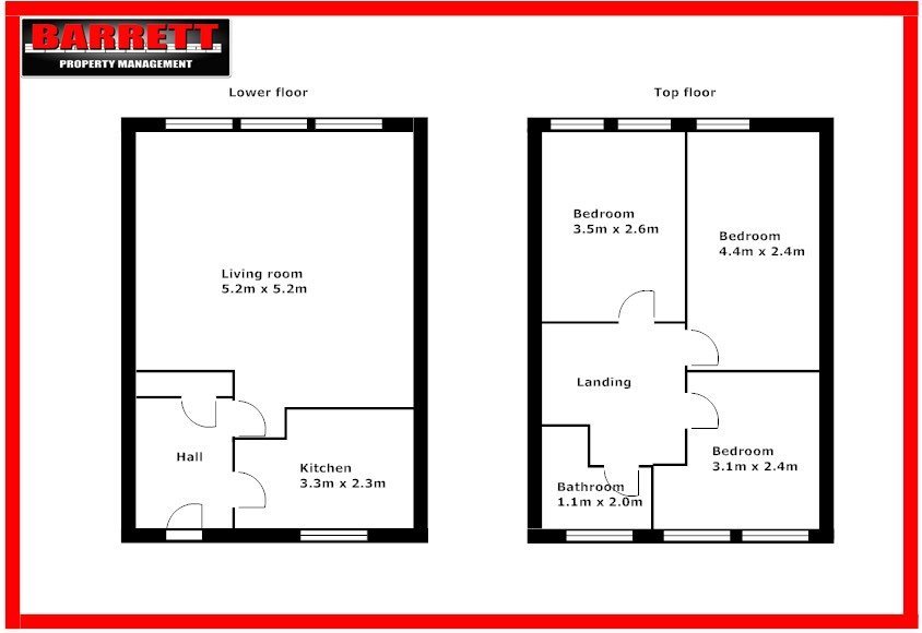 3 bed flat for sale in Eastwood Road, Rayleigh - Property Floorplan