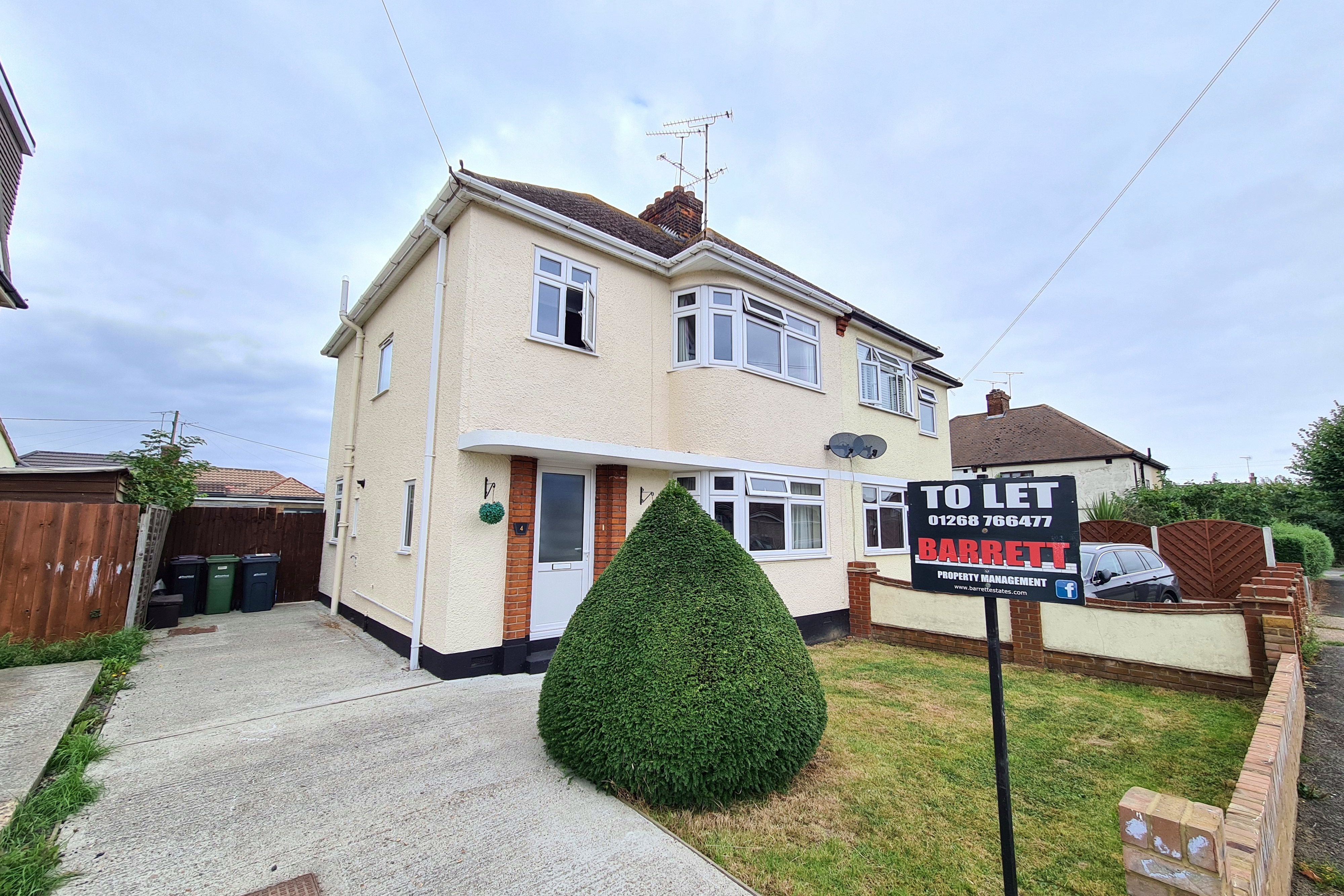 3 bed semi-detached house to rent in Grange Gardens, Rayleigh - Property Image 1