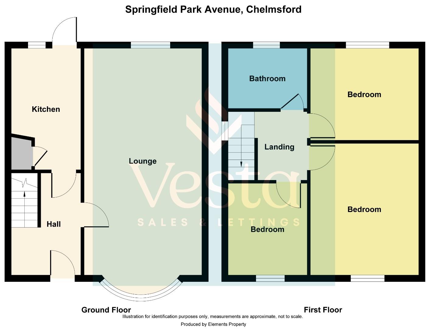 3 bed end of terrace house to rent in Springfield Park Avenue, Chelmsford - Property Floorplan