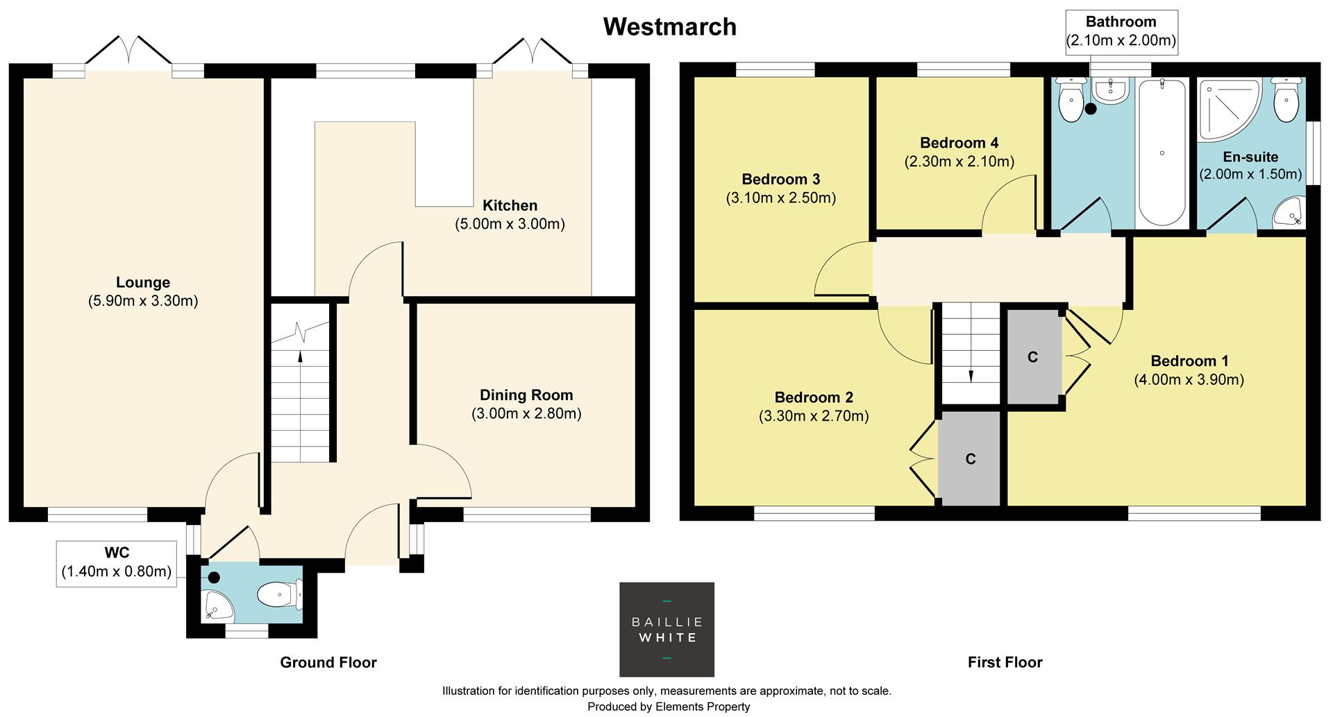 4 bed detached house to rent in Westmarch, Chelmsford - Property Floorplan