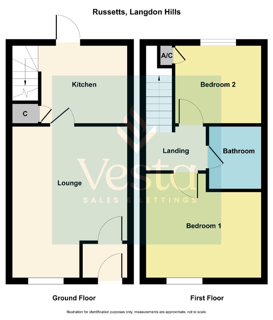 2 bed house to rent in Russetts, Basildon - Property Floorplan