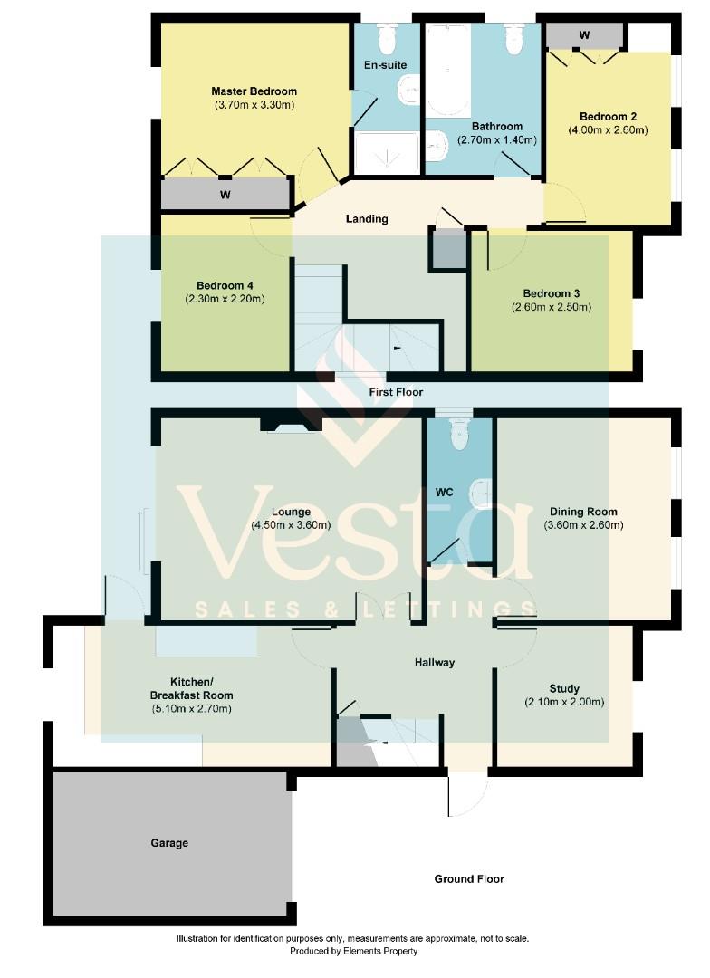 4 bed detached house for sale in Kings Croft, Southminster - Property Floorplan