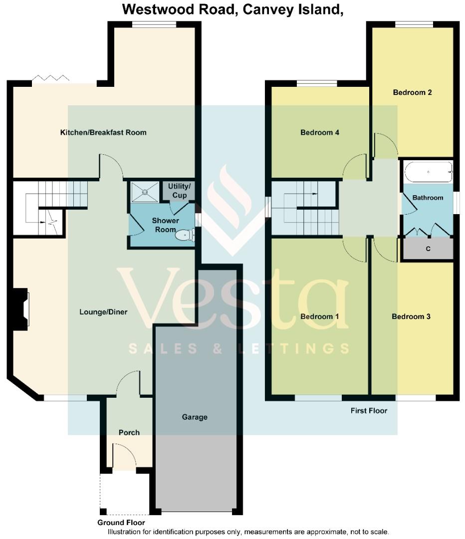 4 bed detached house for sale in Westwood Road, Canvey Island - Property Floorplan