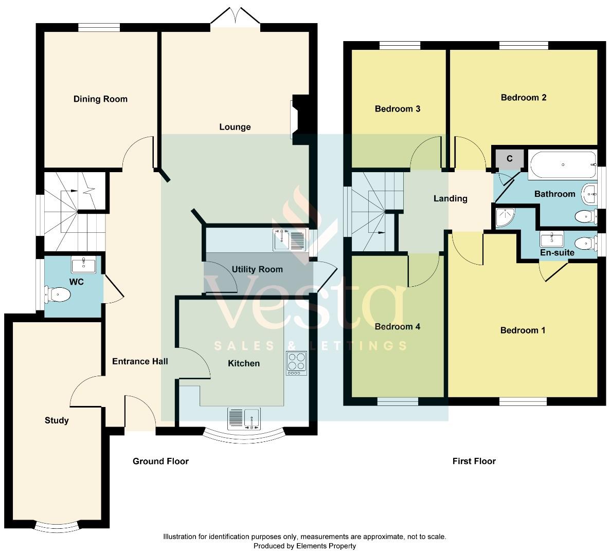 4 bed detached house for sale in Downham Road, Wickford - Property Floorplan