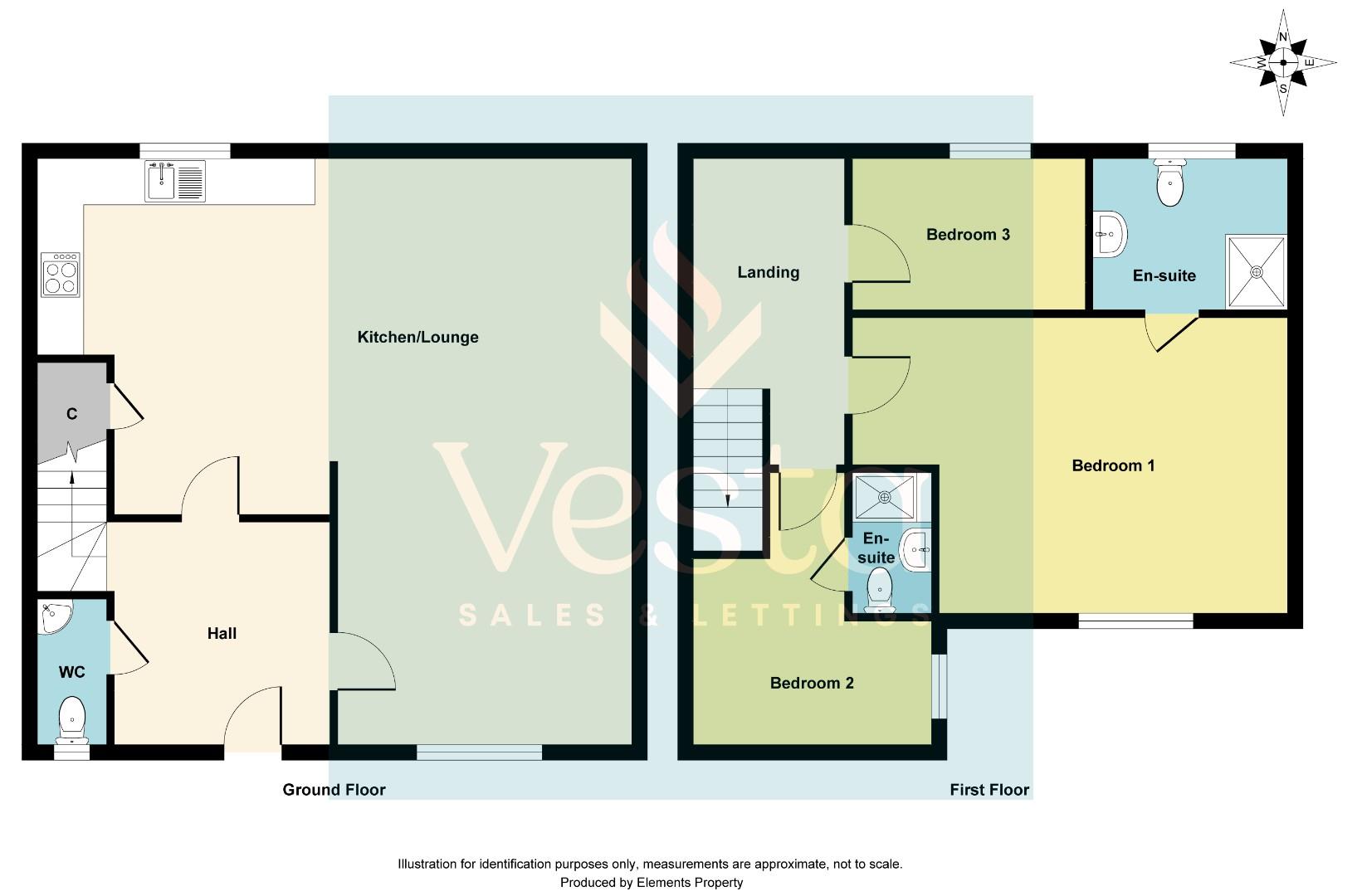 3 bed house to rent in Quayside Mews, Maldon - Property Floorplan