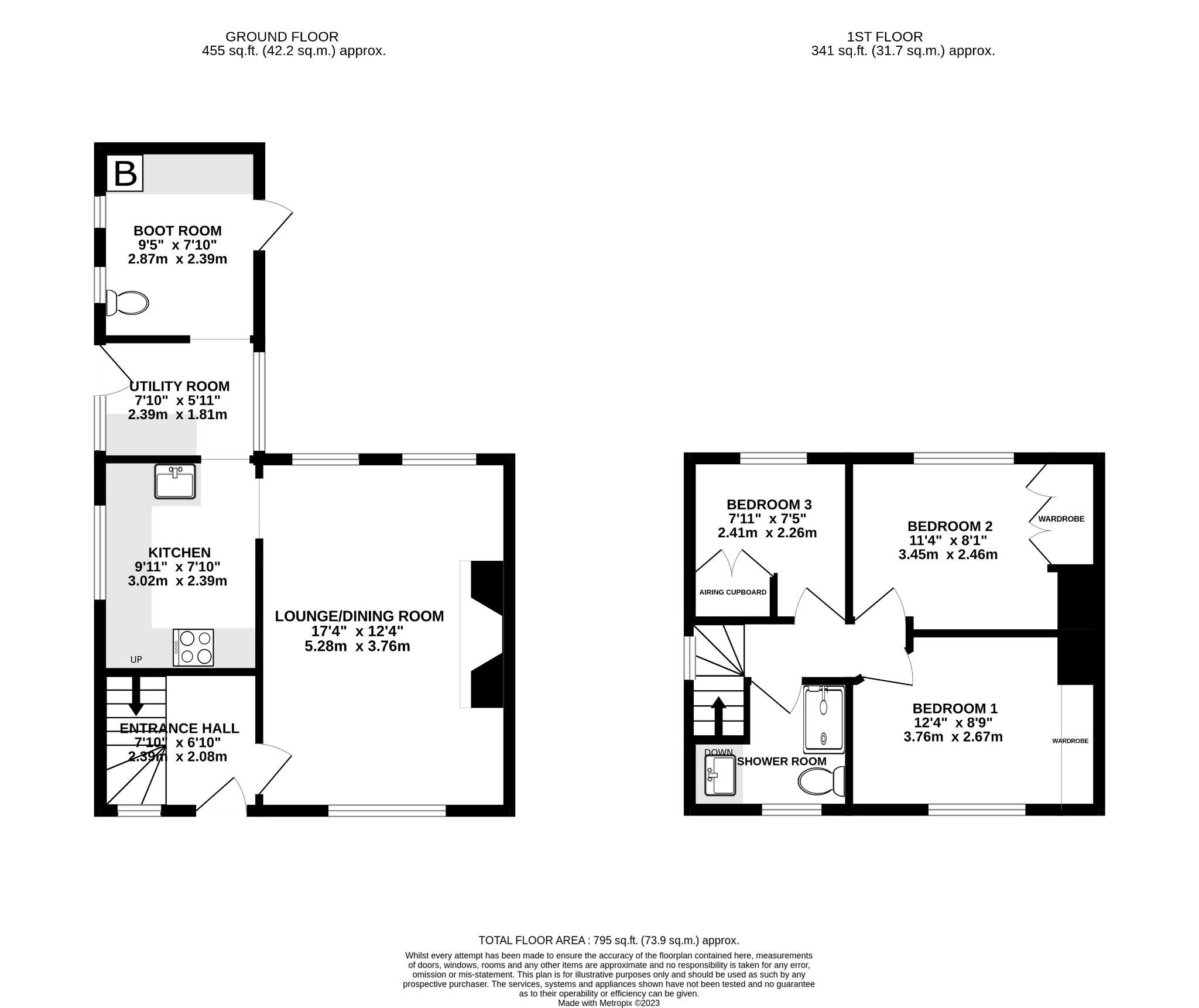 3 bed semi-detached house for sale in Summerhouse Hill, Bedford - Property Floorplan