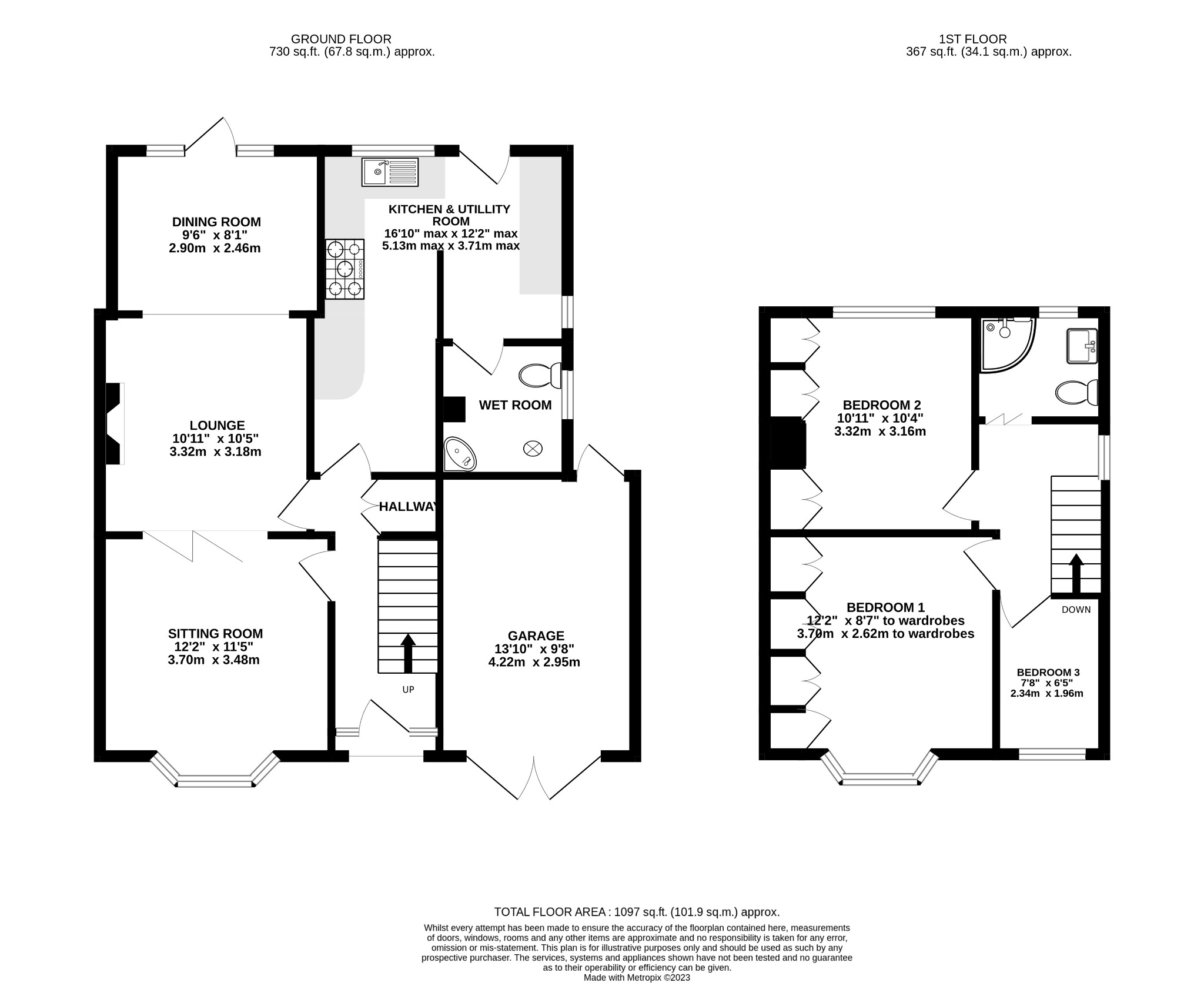 3 bed semi-detached house for sale in Birchdale Avenue, Bedford - Property Floorplan