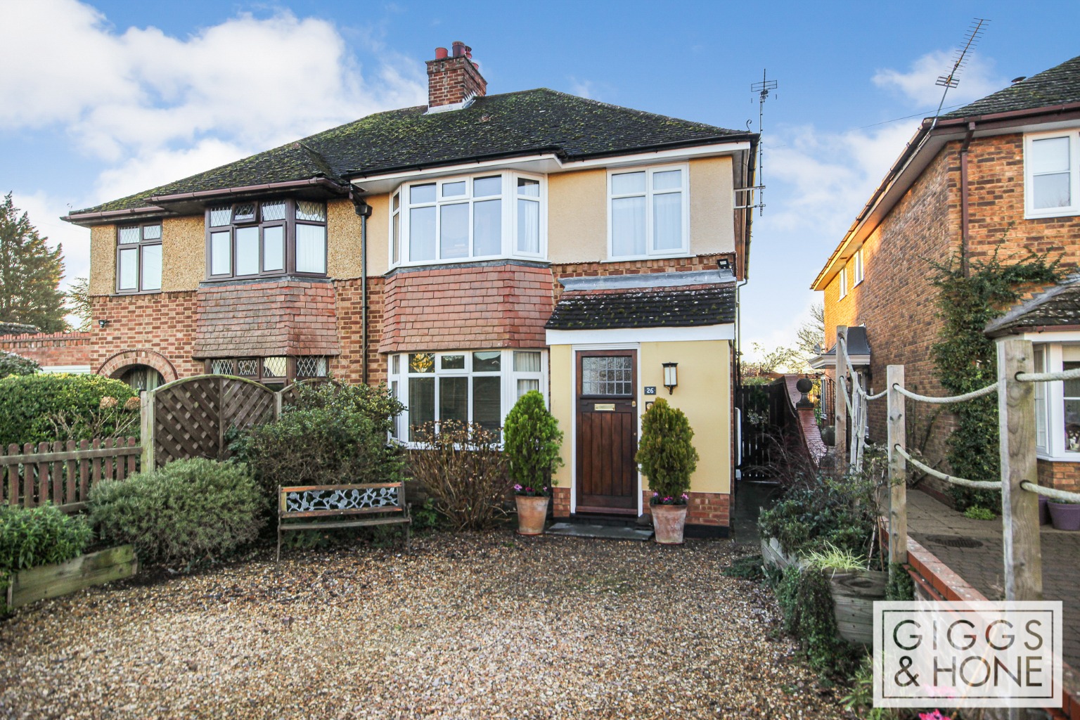 3 bed semi-detached house for sale in Box End Road, Bedford - Property Image 1