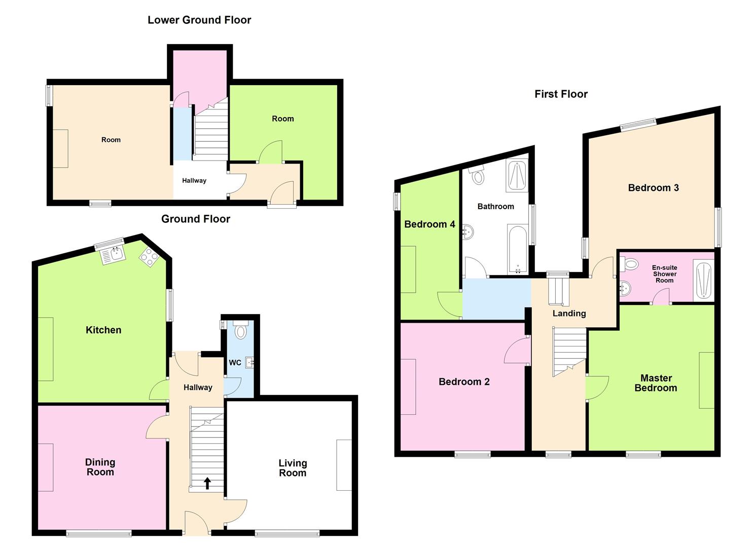 4 bed detached house for sale in Ilkley Road, Riddlesden - Property floorplan