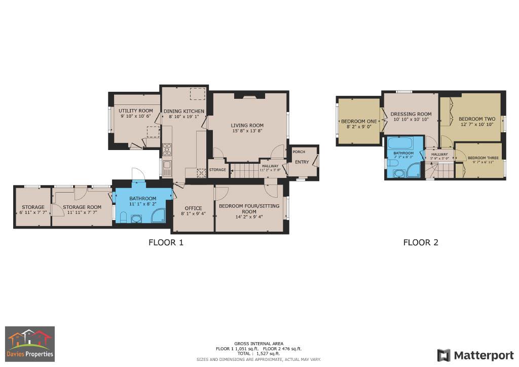 4 bed semi-detached house for sale in Ashbourne Road, Keighley - Property floorplan