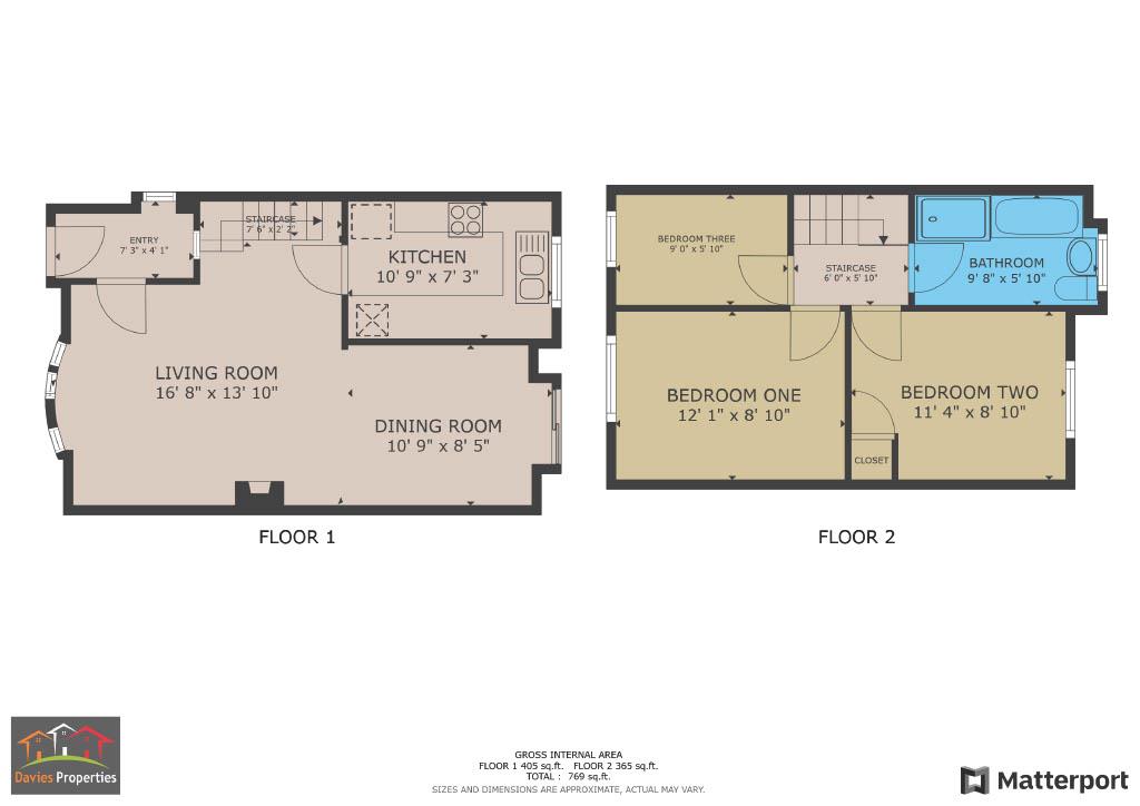 3 bed semi-detached house for sale in Branshaw Grove, Keighley - Property floorplan