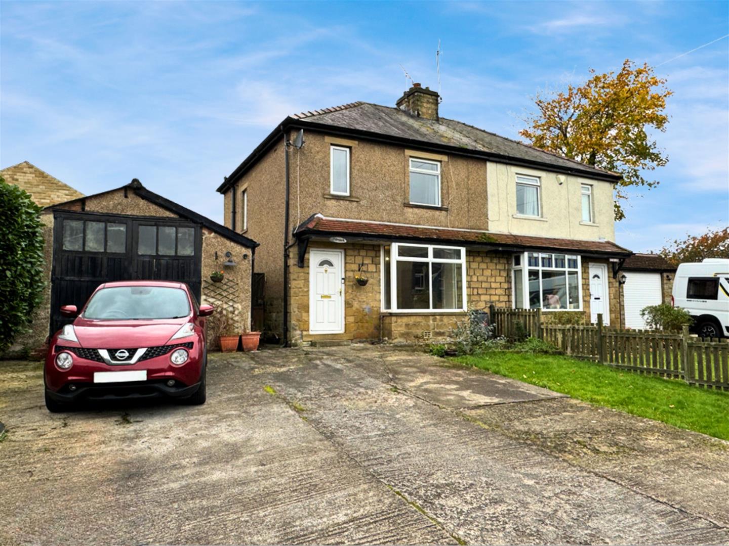 3 bed semi-detached house for sale in North Road, Sutton-In-Craven  - Property Image 1