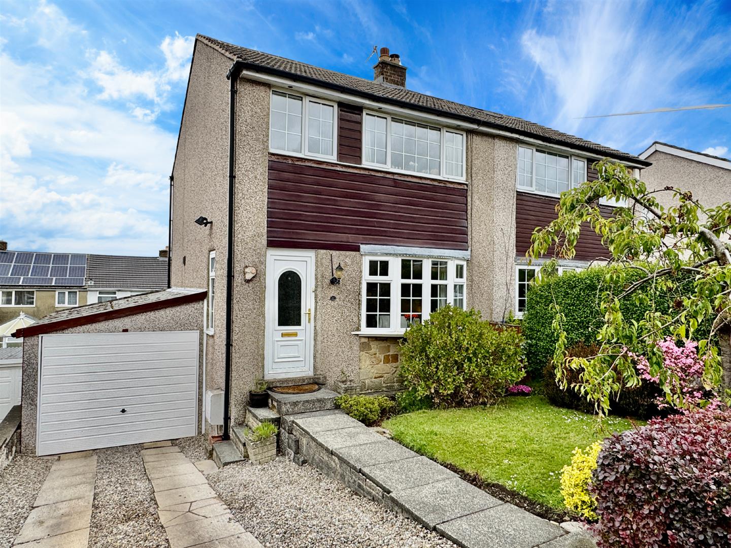 3 bed semi-detached house for sale in Branshaw Grove, Keighley  - Property Image 1