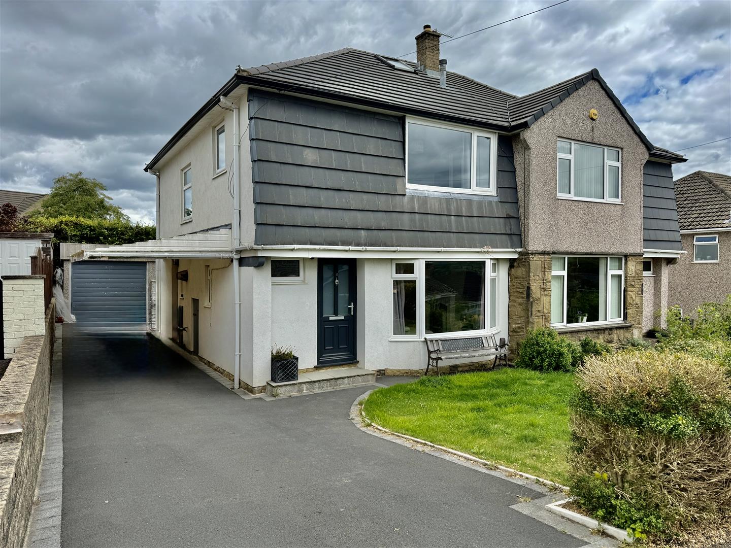 4 bed semi-detached house for sale in Moor Drive, Keighley - Property Image 1