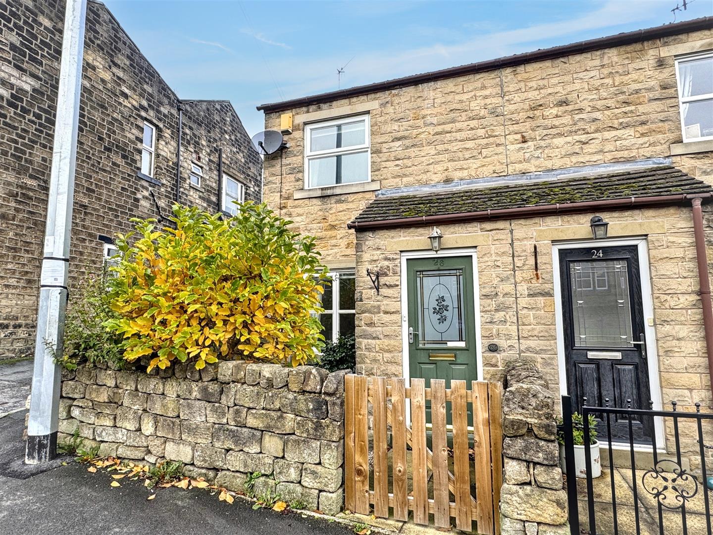 2 bed end of terrace house for sale in Long Lane, Harden, Bingley, BD16 1HP