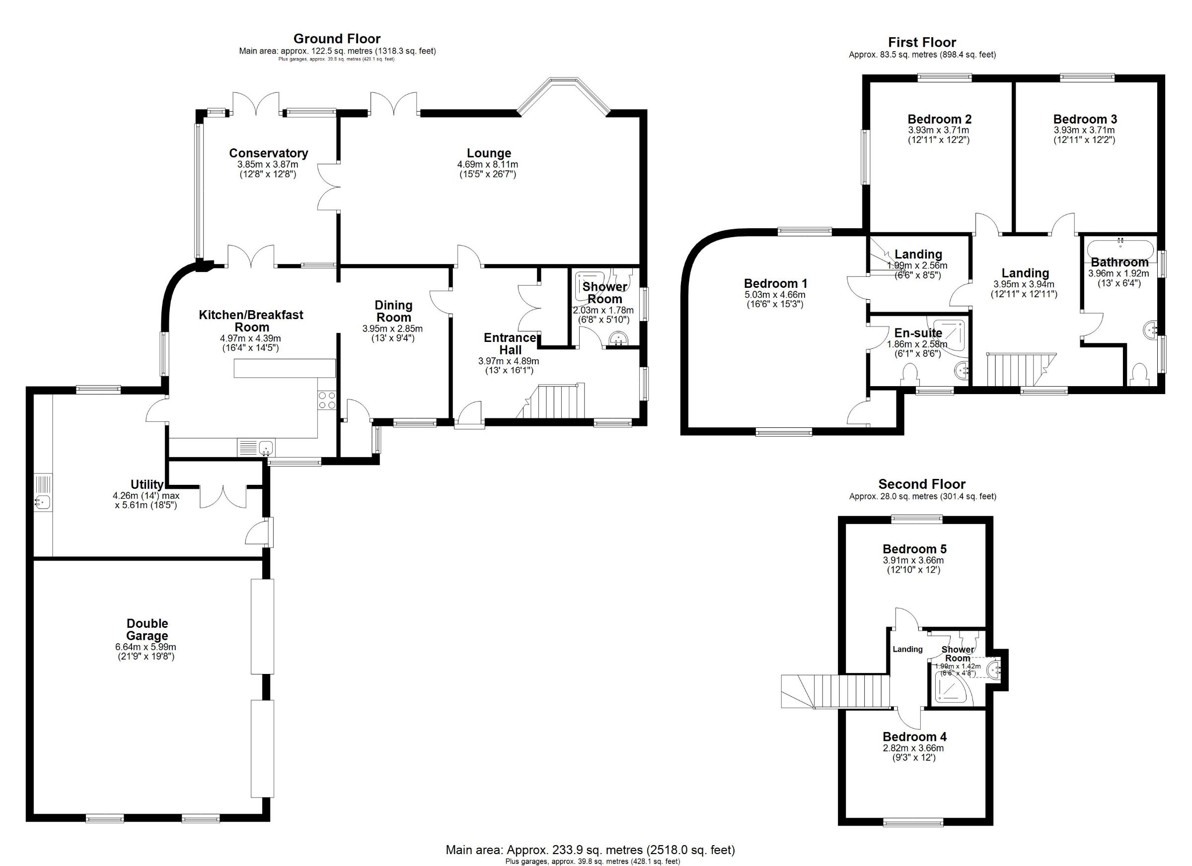 5 bed detached house for sale, Peterborough - Property Floorplan